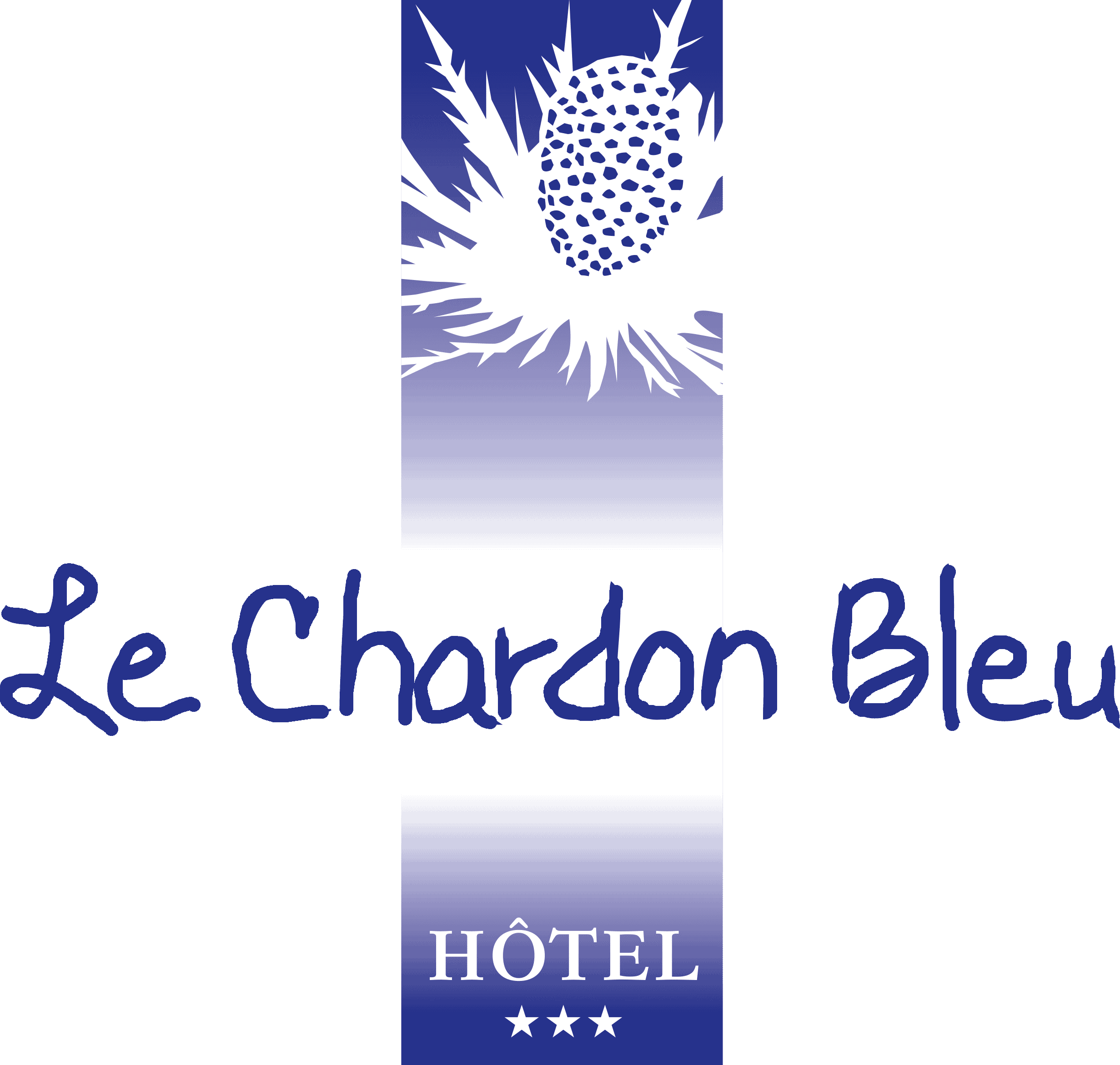 logo le chardon bleu hotel resto risoul PNG 2